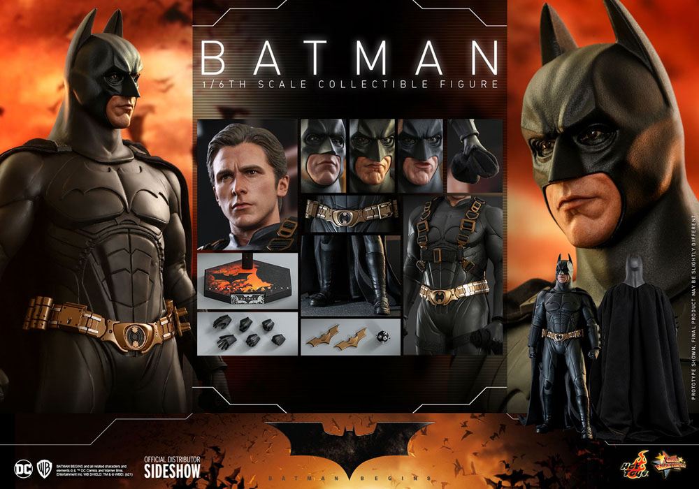 BATMAN BEGINS – MOVIE MASTERPIECE 1/6 FIGURE 32 CM (HOT TOYS – DC COMICS EXCLUSIVE)