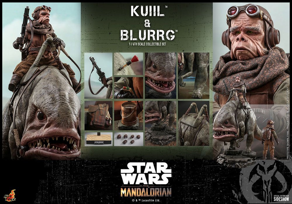 KUIIL & BLURRG – STAR WARS THE MANDALORIAN FIGURA 1/6 37 CM HOT TOYS