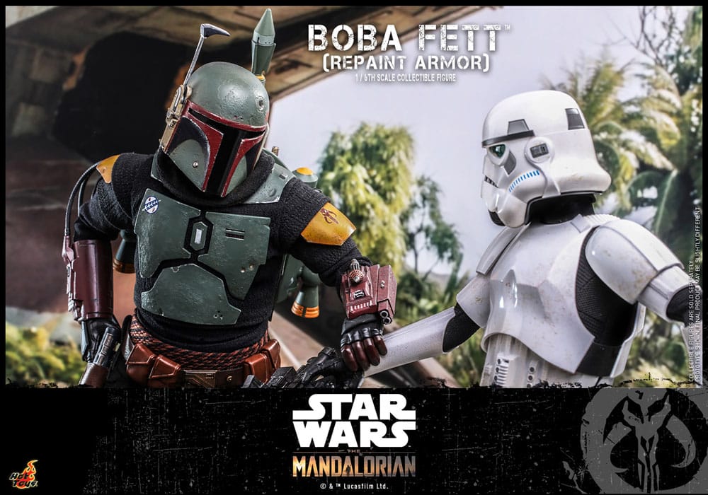 BOBA FETT REPAINT ARMOR SPECIAL EDITION | FIGURA 1/6 ESCALA | HOT TOYS | THE MANDALORIAN | STAR WARS