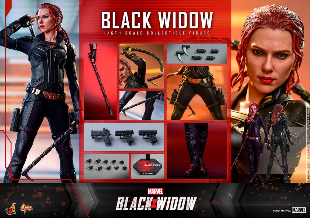 BLACK WIDOW SPECIAL EDITION 28 CM FIGURA 1/6 HOT TOYS MARVEL STUDIOS COLECCIONISTA