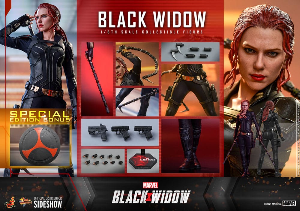 BLACK WIDOW SPECIAL EDITION 28 CM FIGURA 1/6 HOT TOYS MARVEL STUDIOS COLECCIONISTA