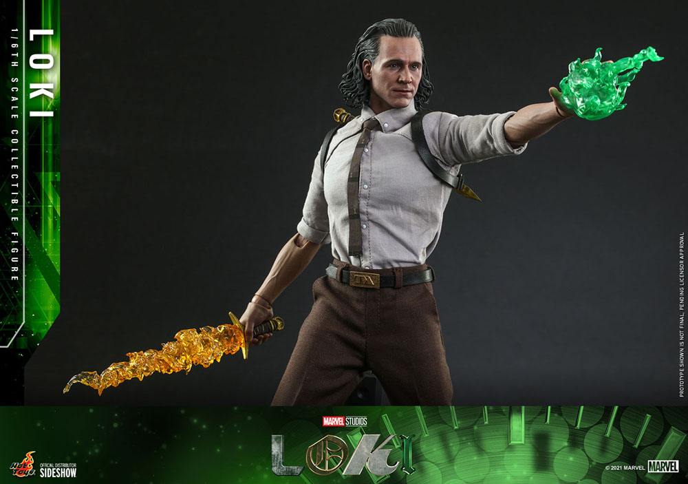 LOKI 1/6 – HOT TOYS – FIGURA ARTICULADA – SERIE MARVEL STUDIOS