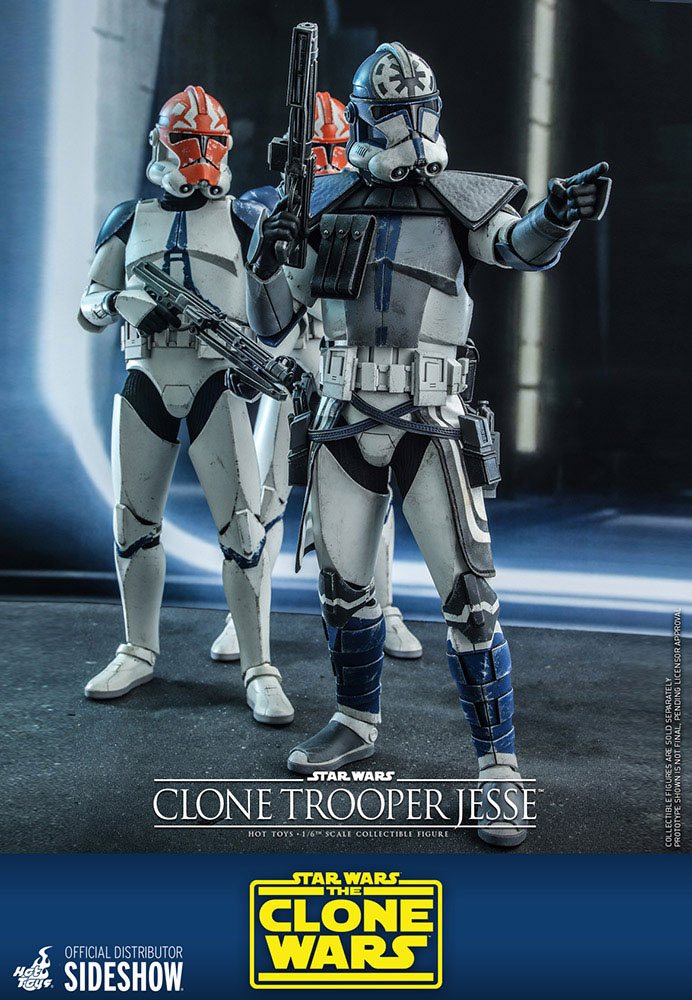STAR WARS: THE CLONE WARS – FIGURA CLONE TROOPER JESSE 1/6 (HOT TOYS – SIDESHOW) 30 CM