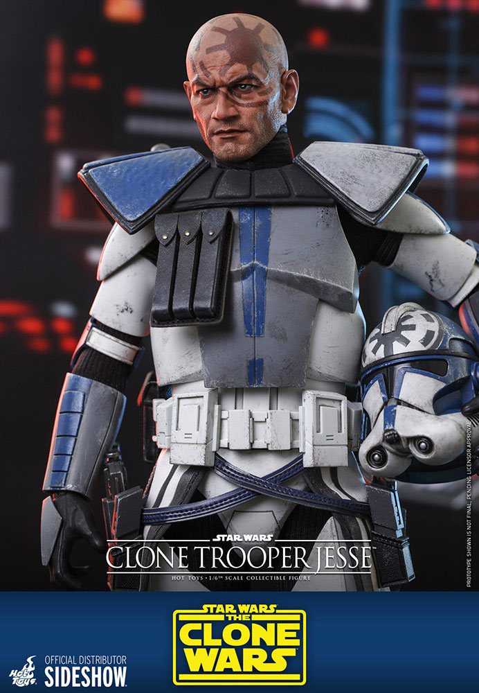 STAR WARS: THE CLONE WARS – FIGURA CLONE TROOPER JESSE 1/6 (HOT TOYS – SIDESHOW) 30 CM
