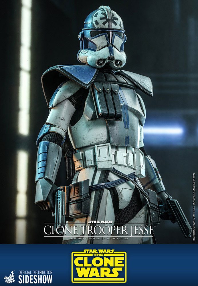 STAR WARS: THE CLONE WARS – FIGURA CLONE TROOPER JESSE 1/6 (HOT TOYS – SIDESHOW) 30 CM