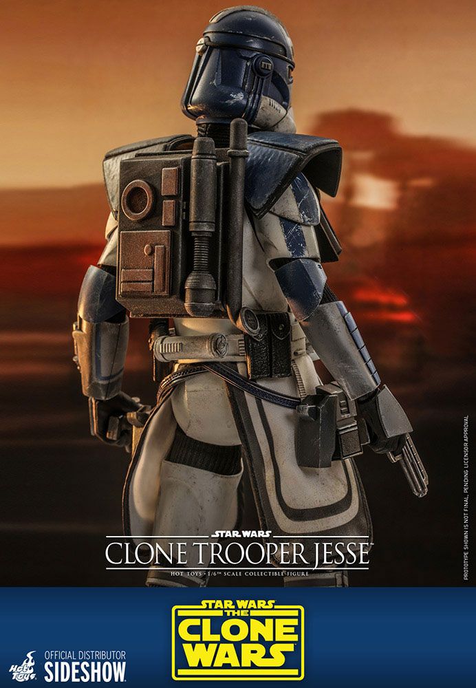 STAR WARS: THE CLONE WARS – FIGURA CLONE TROOPER JESSE 1/6 (HOT TOYS – SIDESHOW) 30 CM