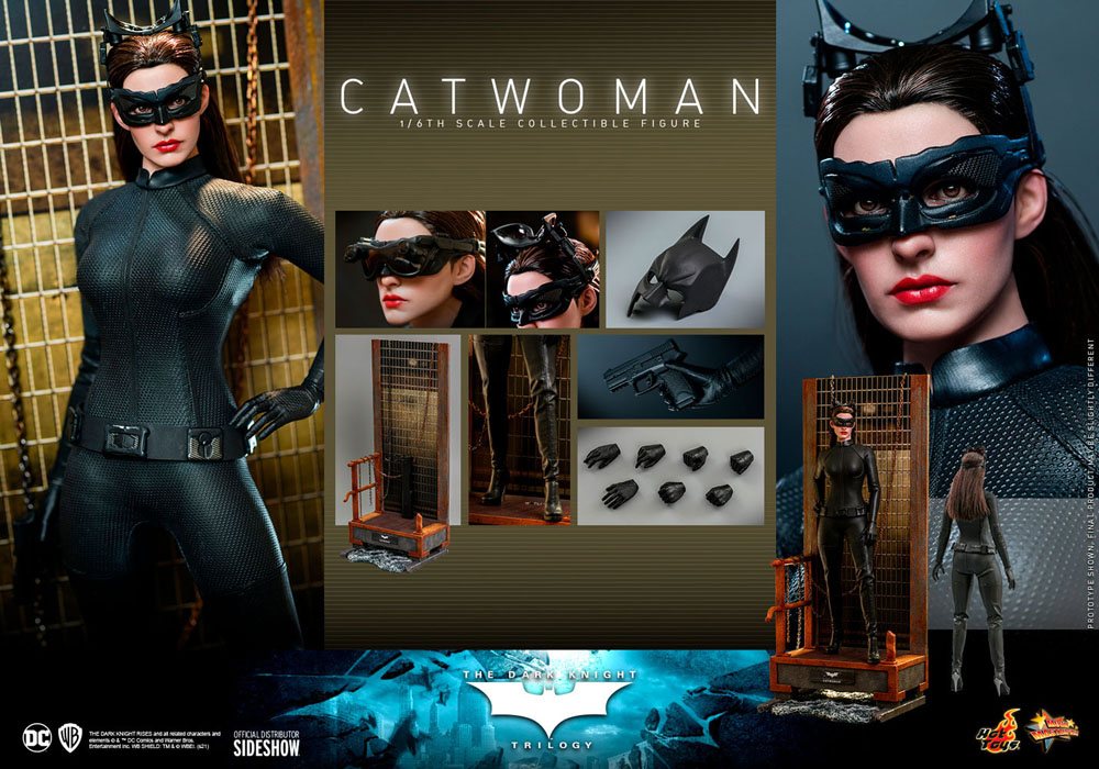 CATWOMAN – THE DARK KNIGHT TRILOGY – FIGURA 1/6 29 CM – HOT TOYS – MOVIE MASTERPIECE