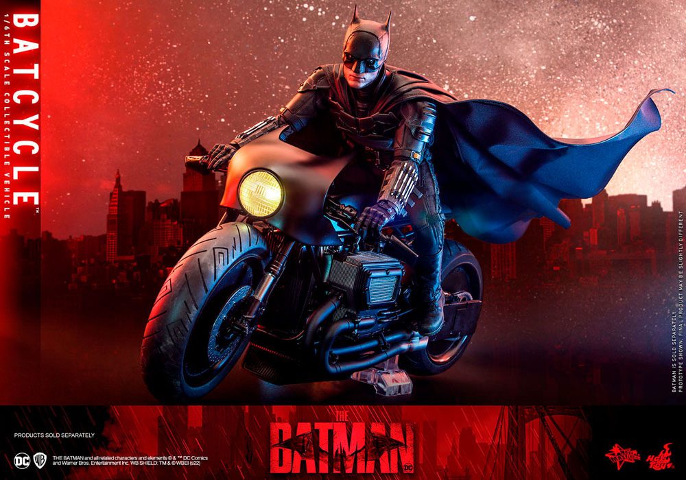 BATCYCLE – VEHÍCULO 1/6 42 CM (HOT TOYS – THE BATMAN – DC COMICS)