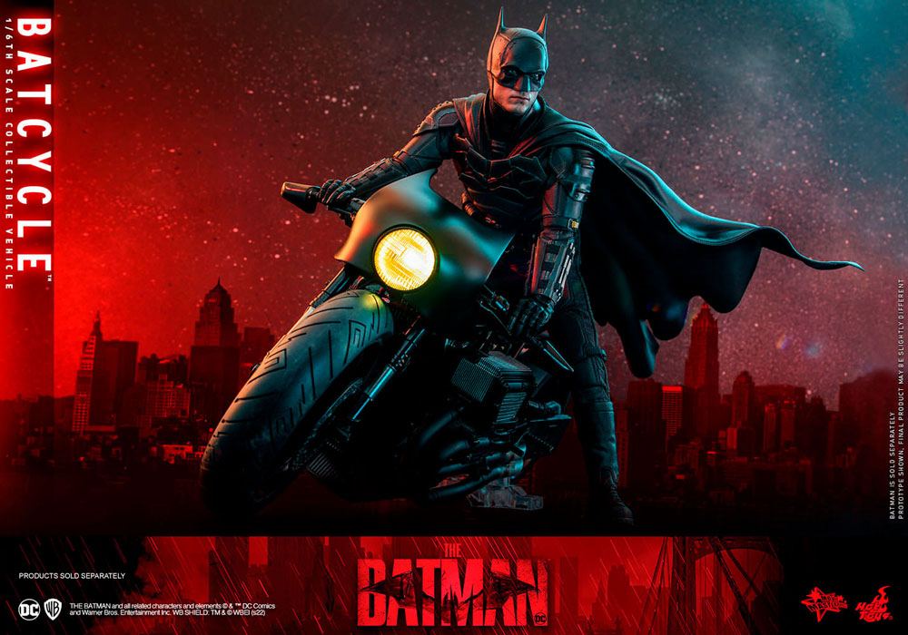 BATCYCLE – VEHÍCULO 1/6 42 CM (HOT TOYS – THE BATMAN – DC COMICS)