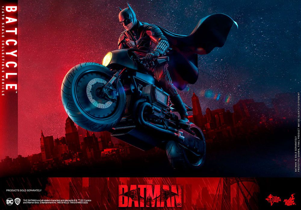 BATCYCLE – VEHÍCULO 1/6 42 CM (HOT TOYS – THE BATMAN – DC COMICS)