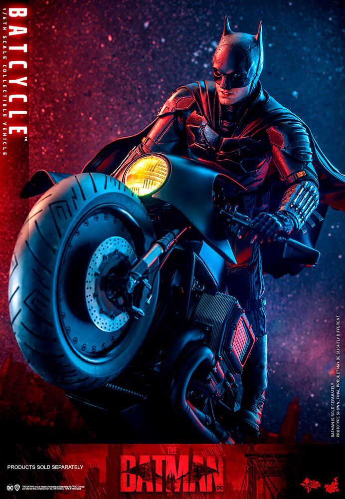 BATCYCLE – VEHÍCULO 1/6 42 CM (HOT TOYS – THE BATMAN – DC COMICS)