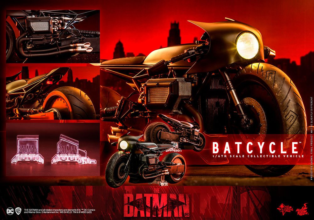 BATCYCLE – VEHÍCULO 1/6 42 CM (HOT TOYS – THE BATMAN – DC COMICS)