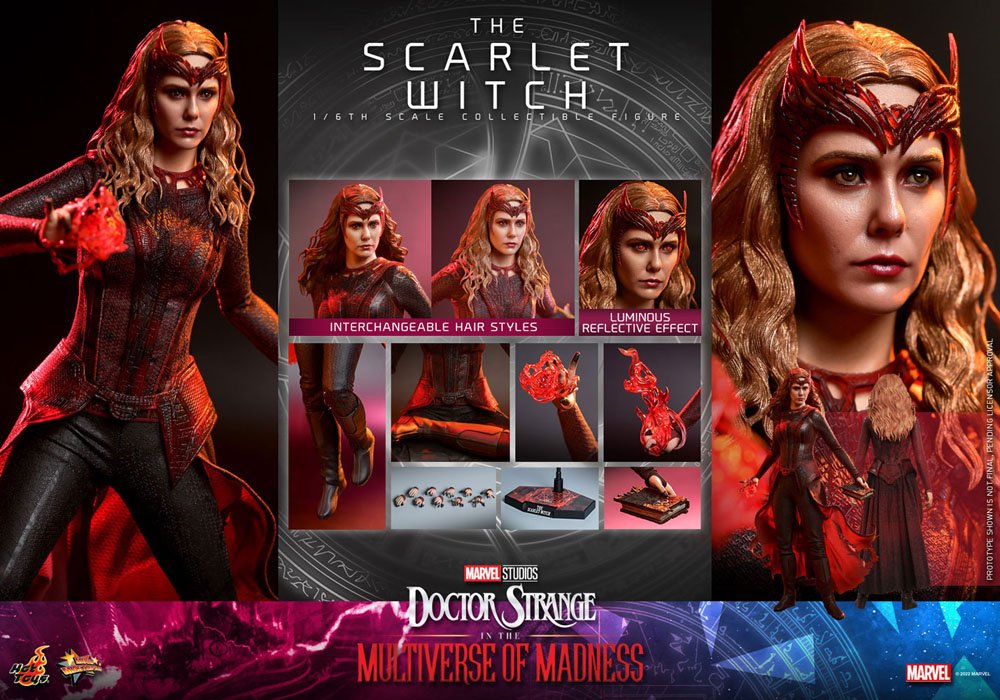 SCARLET WITCH HOT TOYS 1/6 – DOCTOR STRANGE: MULTIVERSE OF MADNESS