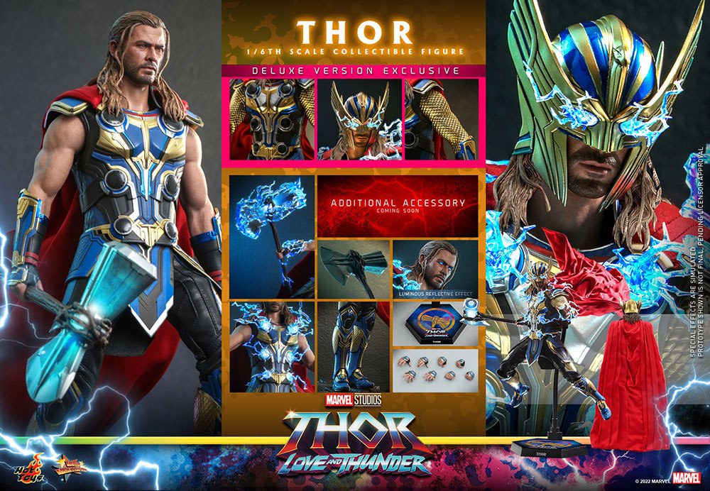 THOR LOVE AND THUNDER – DELUXE VERSION – FIGURA 1/6 32 CM – HOT TOYS – MOVIE MASTERPIECE