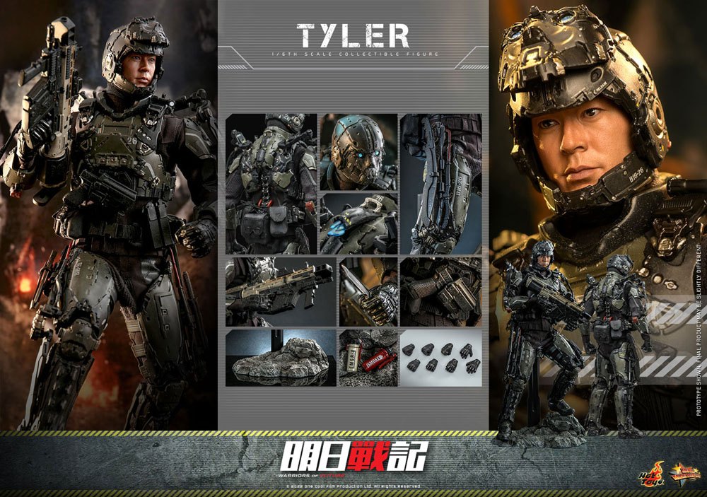 TYLER – FIGURA 1/6 (HOT TOYS – WARRIORS OF FUTURE)