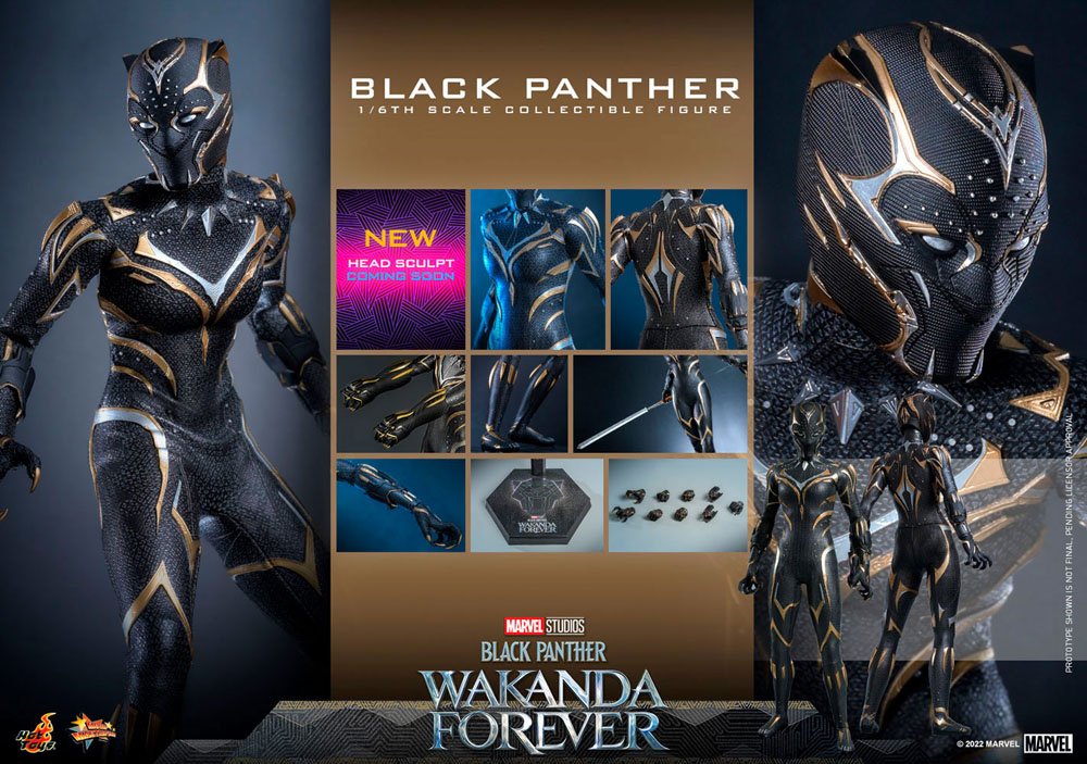 BLACK PANTHER – WAKANDA FOREVER FIGURA 1/6 – HOT TOYS