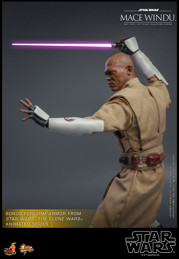 MACE WINDU – FIGURA HOT TOYS 1/6 – STAR WARS EPISODIO II
