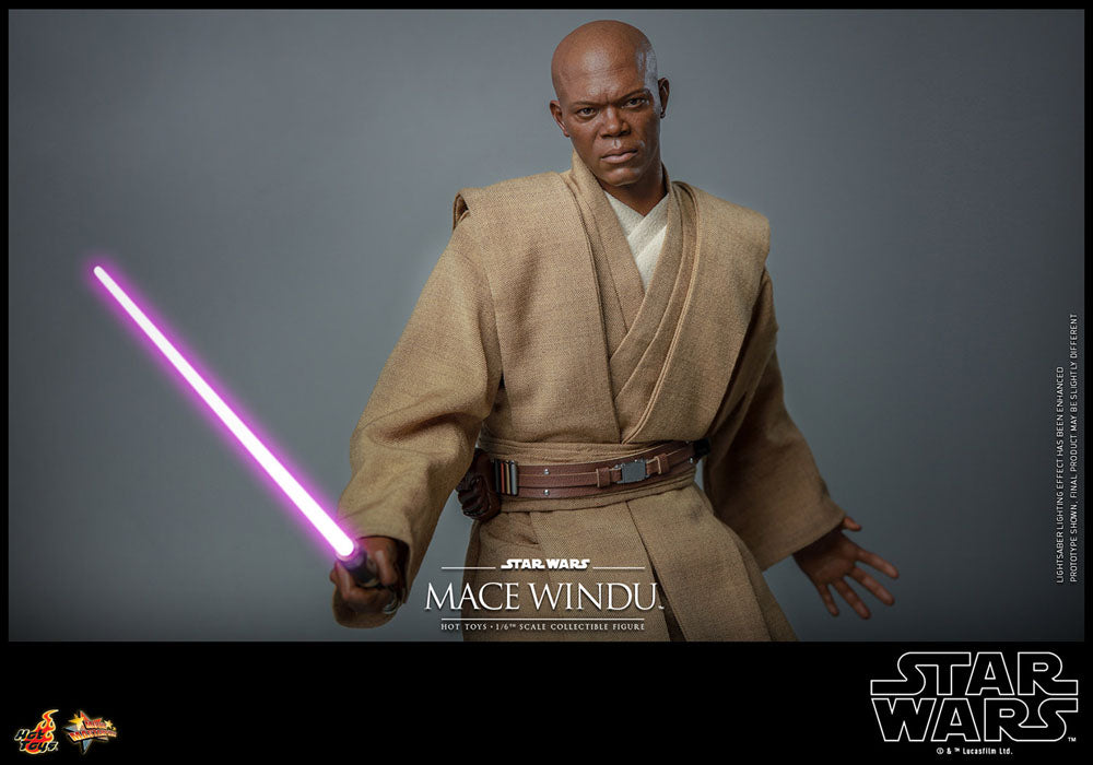 MACE WINDU – FIGURA HOT TOYS 1/6 – STAR WARS EPISODIO II
