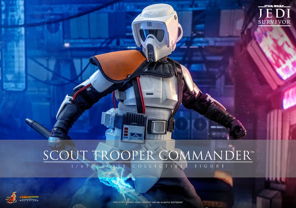 SCOUT TROOPER COMMANDER 1/6 β STAR WARS JEDI SURVIVOR β FIGURA HOT TOYS