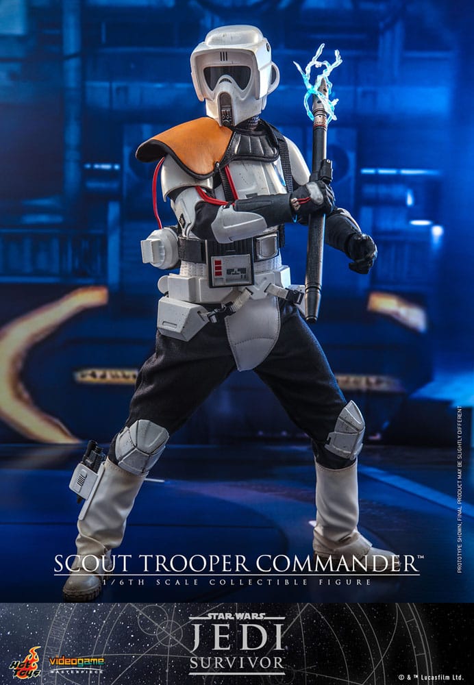 SCOUT TROOPER COMMANDER 1/6 β STAR WARS JEDI SURVIVOR β FIGURA HOT TOYS