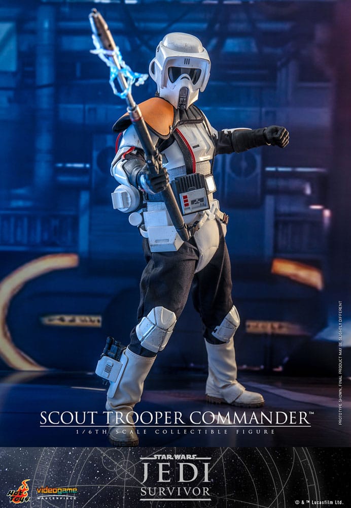 SCOUT TROOPER COMMANDER 1/6 β STAR WARS JEDI SURVIVOR β FIGURA HOT TOYS