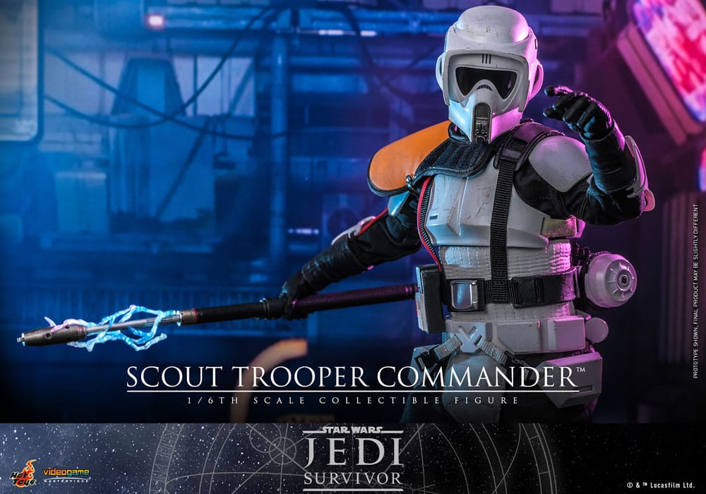 SCOUT TROOPER COMMANDER 1/6 β STAR WARS JEDI SURVIVOR β FIGURA HOT TOYS