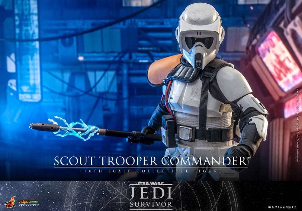 SCOUT TROOPER COMMANDER 1/6 β STAR WARS JEDI SURVIVOR β FIGURA HOT TOYS