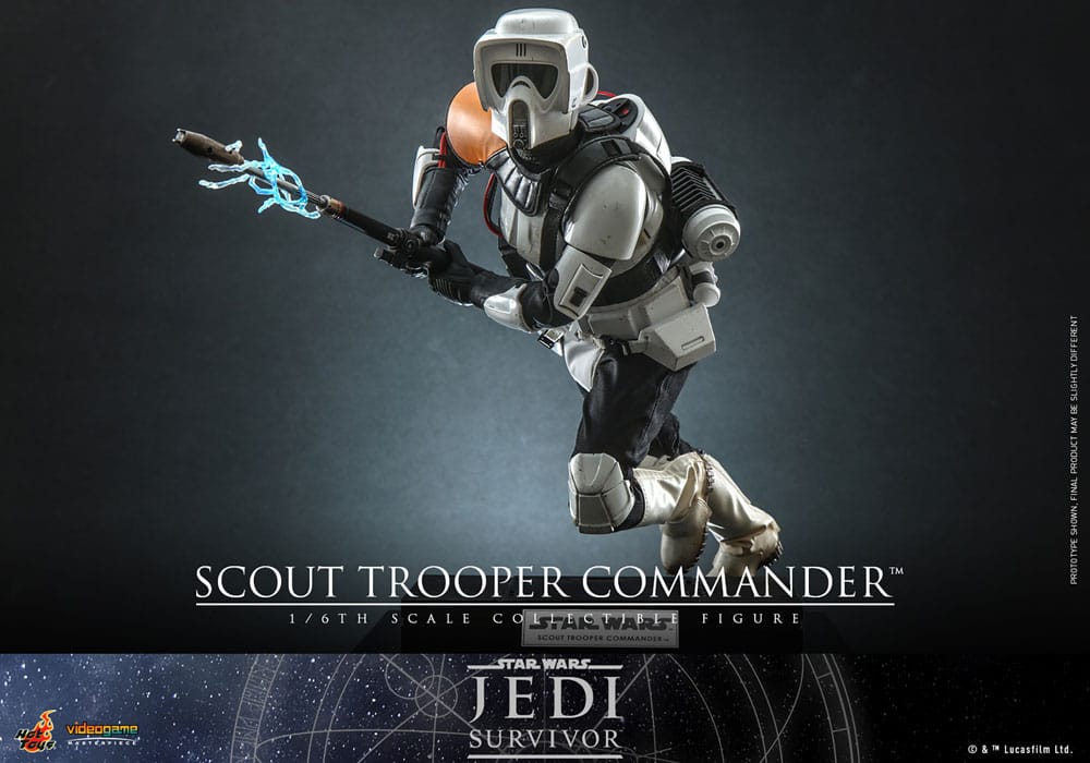 SCOUT TROOPER COMMANDER 1/6 β STAR WARS JEDI SURVIVOR β FIGURA HOT TOYS