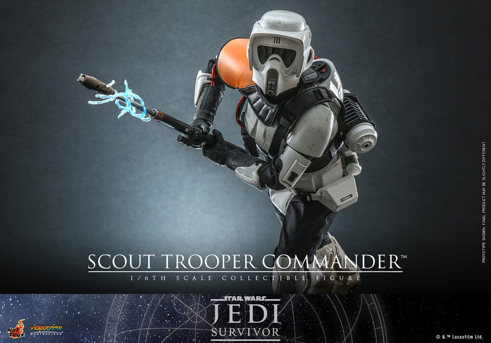 SCOUT TROOPER COMMANDER 1/6 β STAR WARS JEDI SURVIVOR β FIGURA HOT TOYS