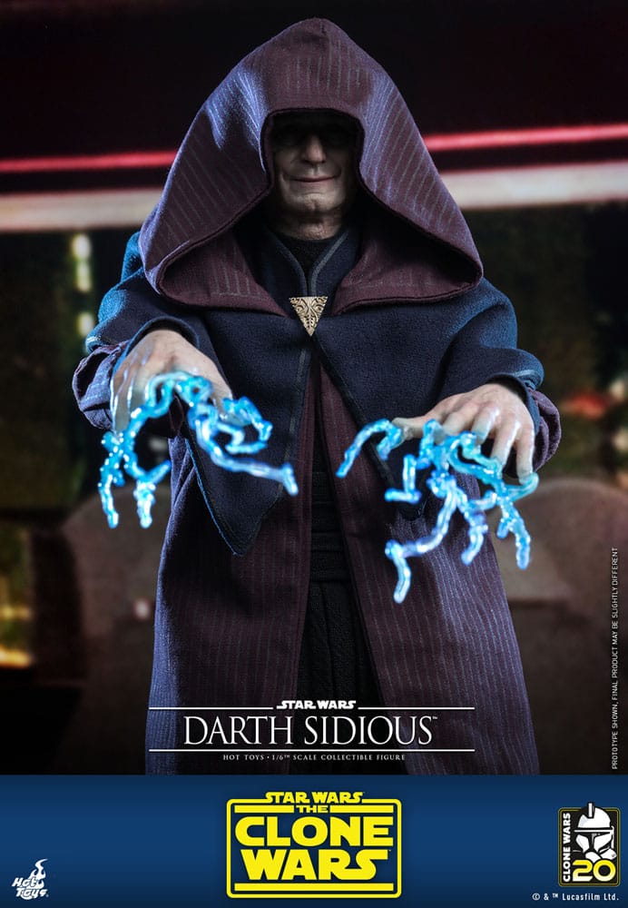 DARTH SIDIOUS – FIGURA MOVIE MASTERPIECE 1/6 (HOT TOYS – STAR WARS: THE CLONE WARS)