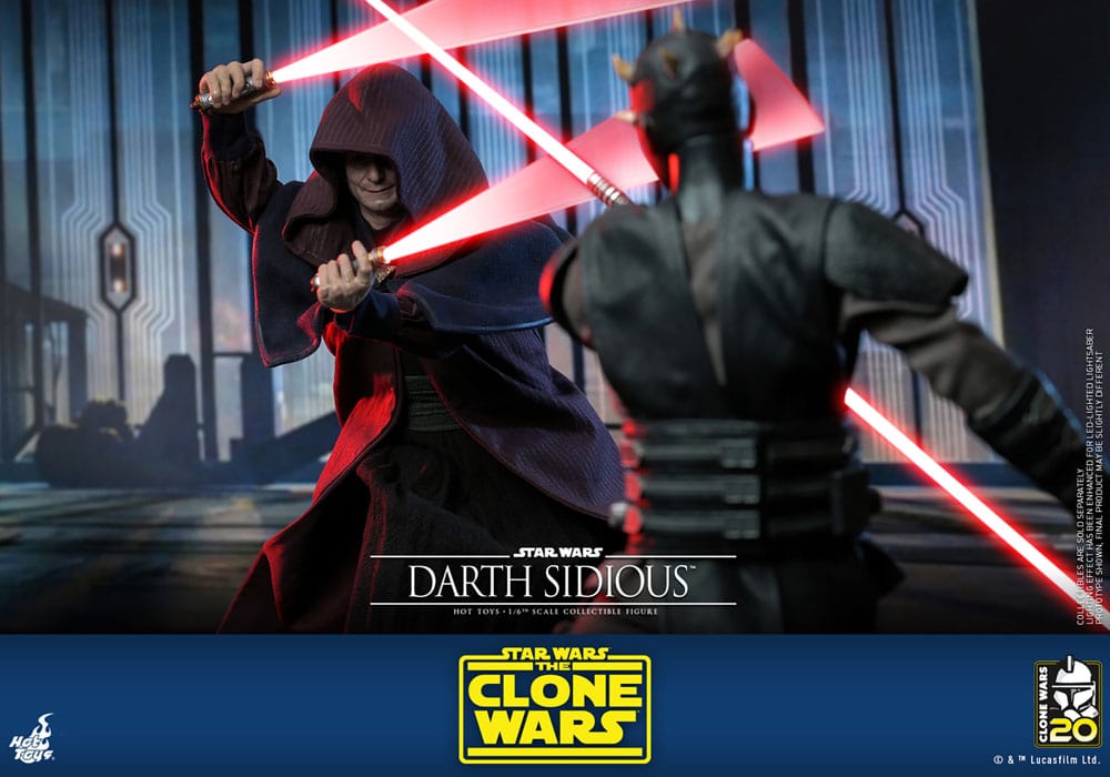 DARTH SIDIOUS – FIGURA MOVIE MASTERPIECE 1/6 (HOT TOYS – STAR WARS: THE CLONE WARS)