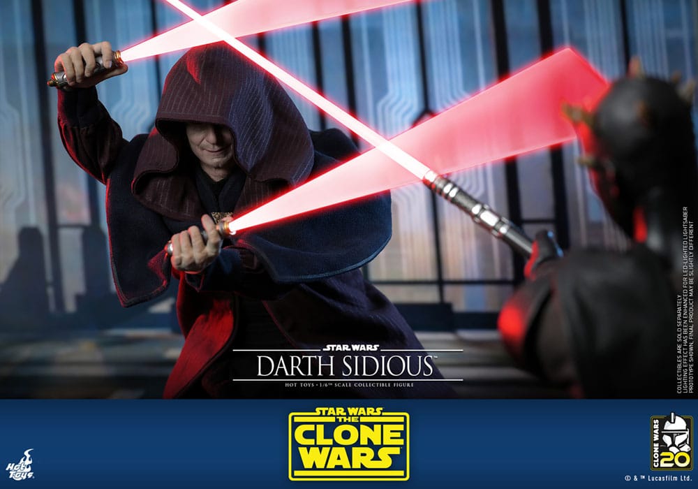 DARTH SIDIOUS – FIGURA MOVIE MASTERPIECE 1/6 (HOT TOYS – STAR WARS: THE CLONE WARS)