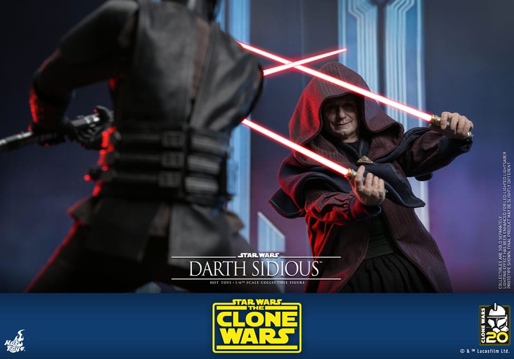 DARTH SIDIOUS – FIGURA MOVIE MASTERPIECE 1/6 (HOT TOYS – STAR WARS: THE CLONE WARS)