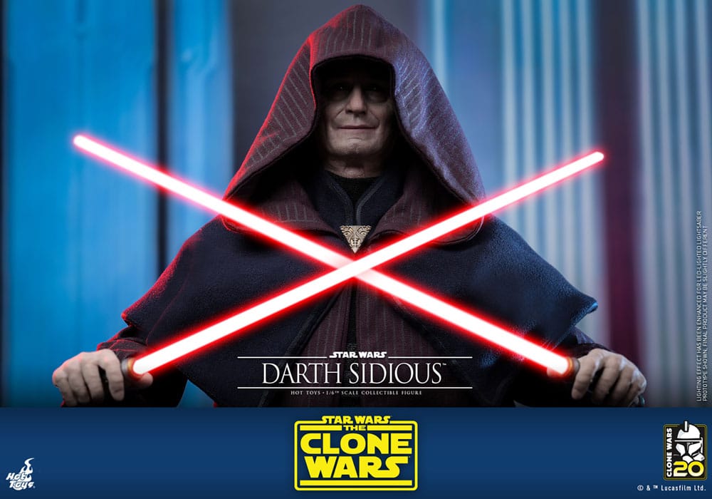 DARTH SIDIOUS – FIGURA MOVIE MASTERPIECE 1/6 (HOT TOYS – STAR WARS: THE CLONE WARS)
