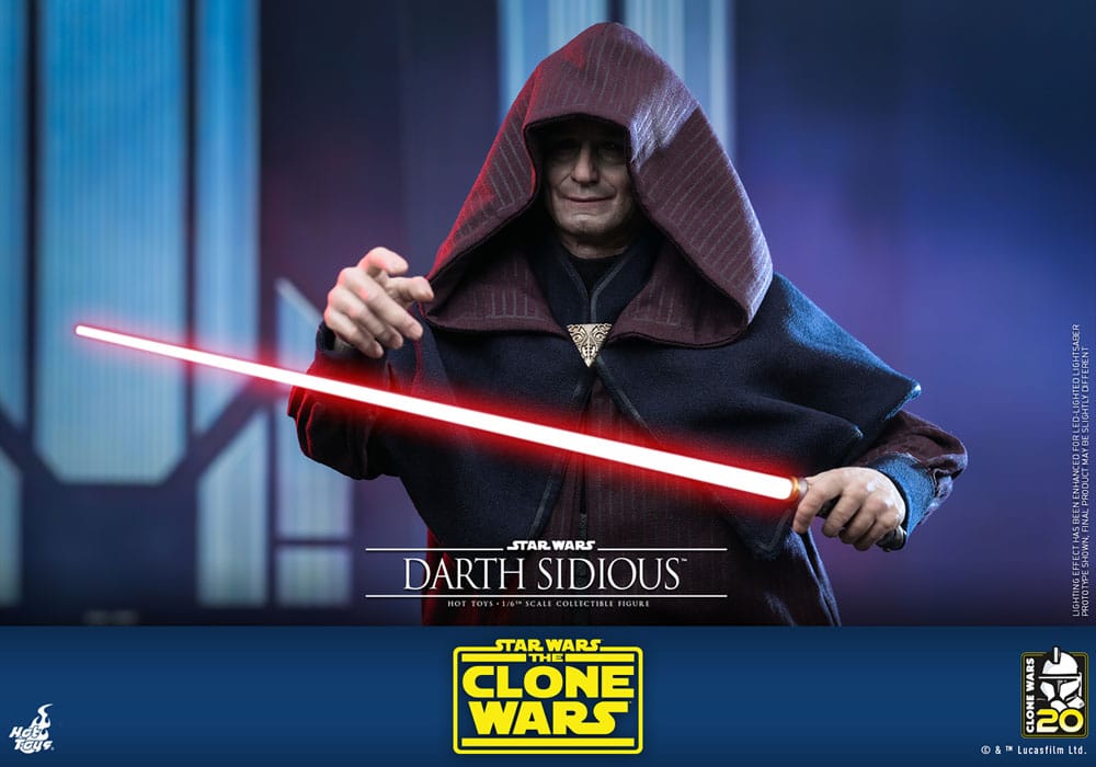 DARTH SIDIOUS – FIGURA MOVIE MASTERPIECE 1/6 (HOT TOYS – STAR WARS: THE CLONE WARS)