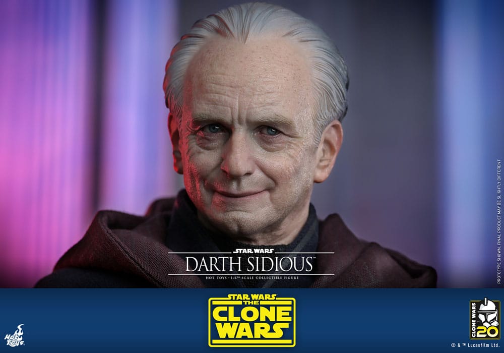 DARTH SIDIOUS – FIGURA MOVIE MASTERPIECE 1/6 (HOT TOYS – STAR WARS: THE CLONE WARS)