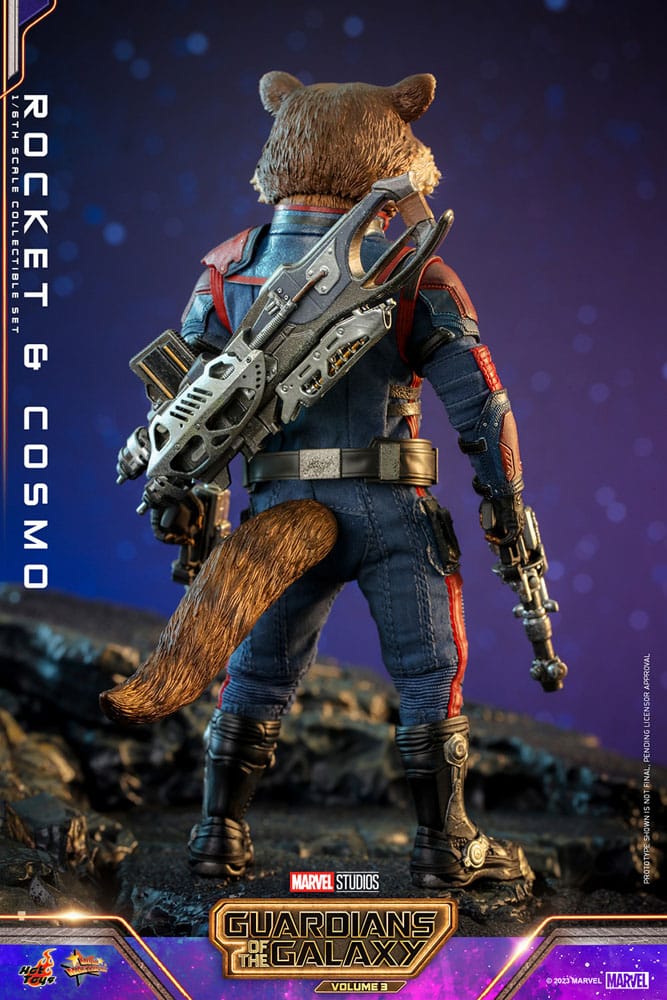 ROCKET & COSMO – GUARDIANES DE LA GALAXIA VOL. 3 1/6 HOT TOYS MOVIE MASTERPIECE