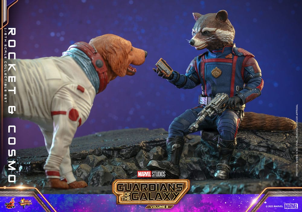 ROCKET & COSMO – GUARDIANES DE LA GALAXIA VOL. 3 1/6 HOT TOYS MOVIE MASTERPIECE
