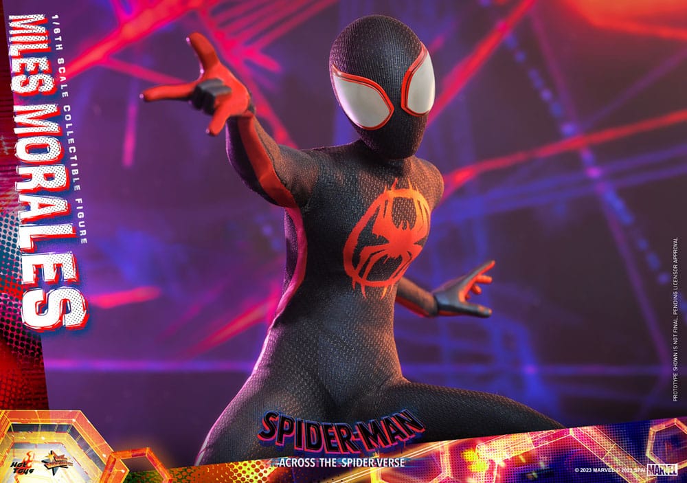 MILES MORALES - SPIDER-MAN: CRUZANDO EL MULTIVERSO - HOT TOYS FIGURA 1/6 ESCALA 29 CM