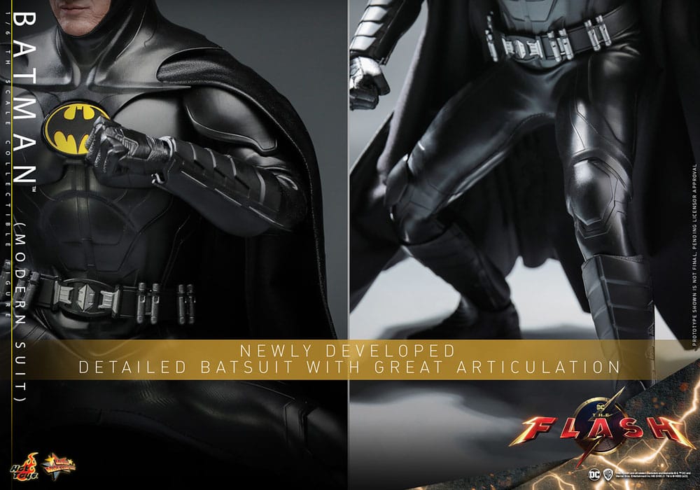 BATMAN (MODERN SUIT) – THE FLASH MOVIE MASTERPIECE 1/6 HOT TOYS 30 CM