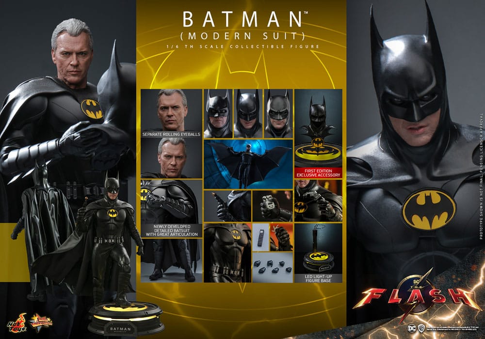 BATMAN (MODERN SUIT) – THE FLASH MOVIE MASTERPIECE 1/6 HOT TOYS 30 CM