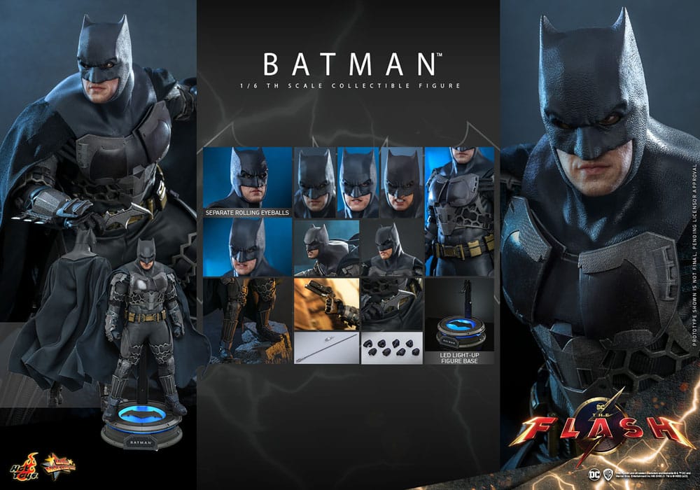 BATMAN - FIGURA 1/6 ESCALA - HOT TOYS – THE FLASH MOVIE