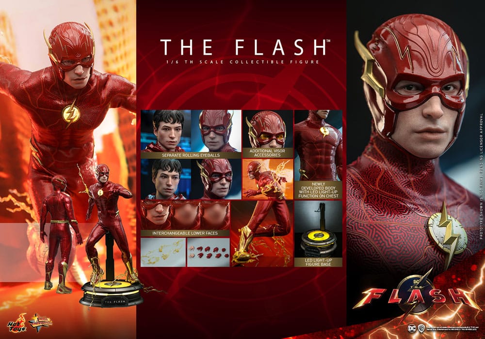 THE FLASH – FIGURA MOVIE MASTERPIECE 1/6 (HOT TOYS – DC COMICS)