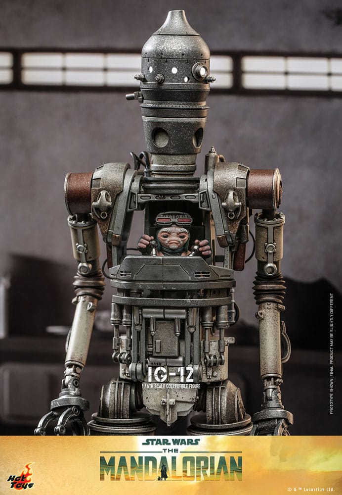IG-12 β STAR WARS THE MANDALORIAN | HOT TOYS 1/6 MOVIE MASTERPIECE | FIGURA COLECCIONABLE 36 CM