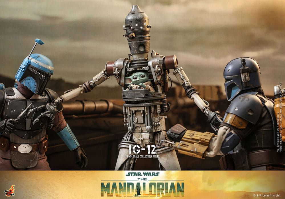 IG-12 β STAR WARS THE MANDALORIAN | HOT TOYS 1/6 MOVIE MASTERPIECE | FIGURA COLECCIONABLE 36 CM