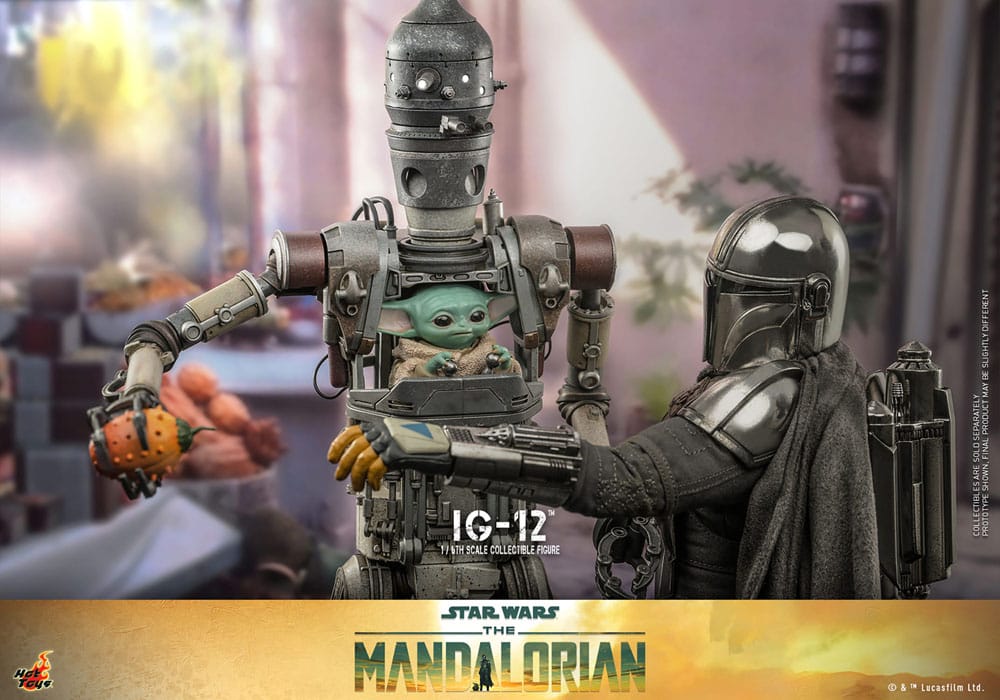 IG-12 β STAR WARS THE MANDALORIAN | HOT TOYS 1/6 MOVIE MASTERPIECE | FIGURA COLECCIONABLE 36 CM