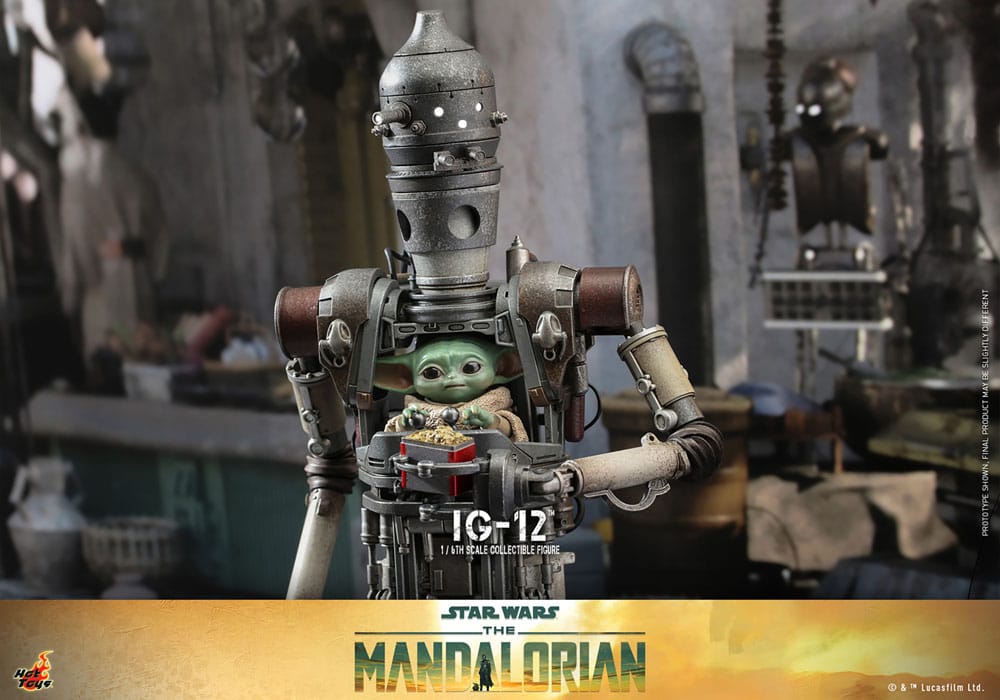IG-12 β STAR WARS THE MANDALORIAN | HOT TOYS 1/6 MOVIE MASTERPIECE | FIGURA COLECCIONABLE 36 CM