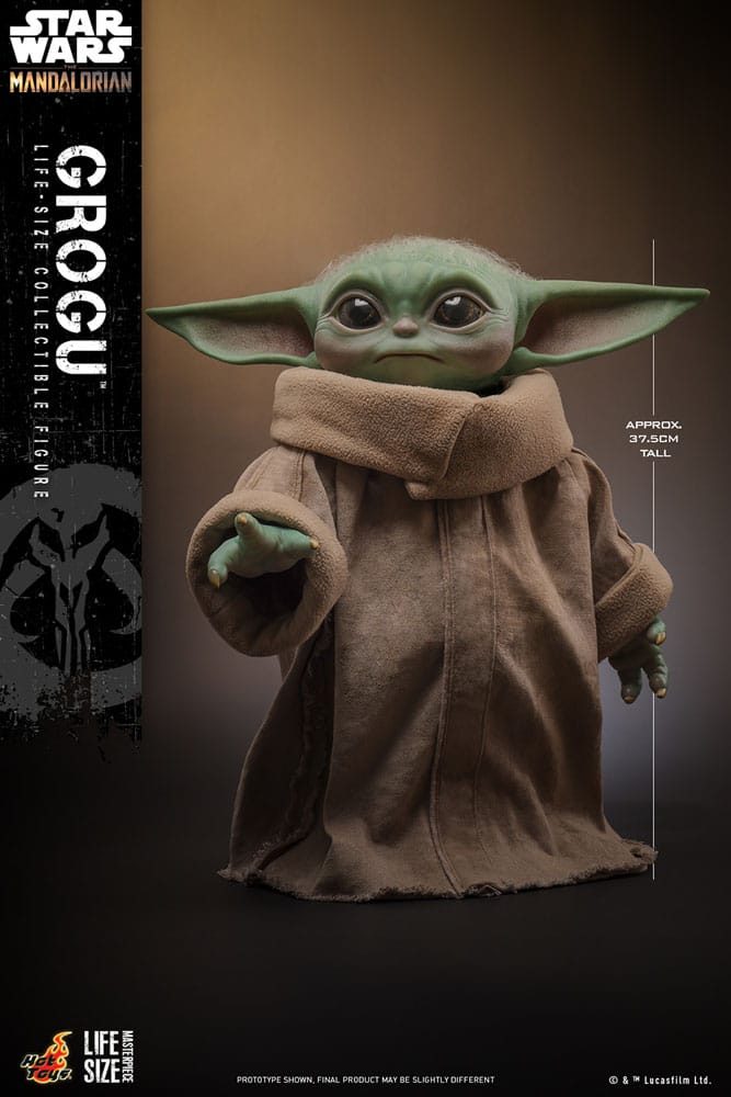 GROGU 1/1 LIFE-SIZE – FIGURA HOT TOYS 37 CM – THE MANDALORIAN