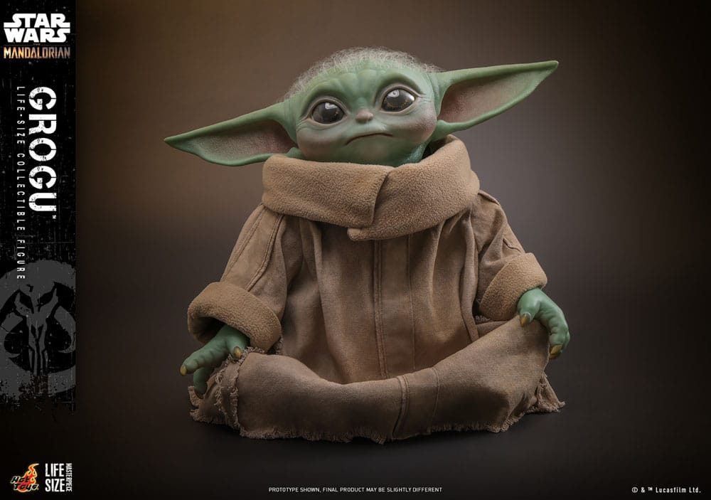 GROGU 1/1 LIFE-SIZE – FIGURA HOT TOYS 37 CM – THE MANDALORIAN