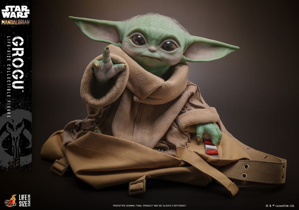 GROGU 1/1 LIFE-SIZE – FIGURA HOT TOYS 37 CM – THE MANDALORIAN